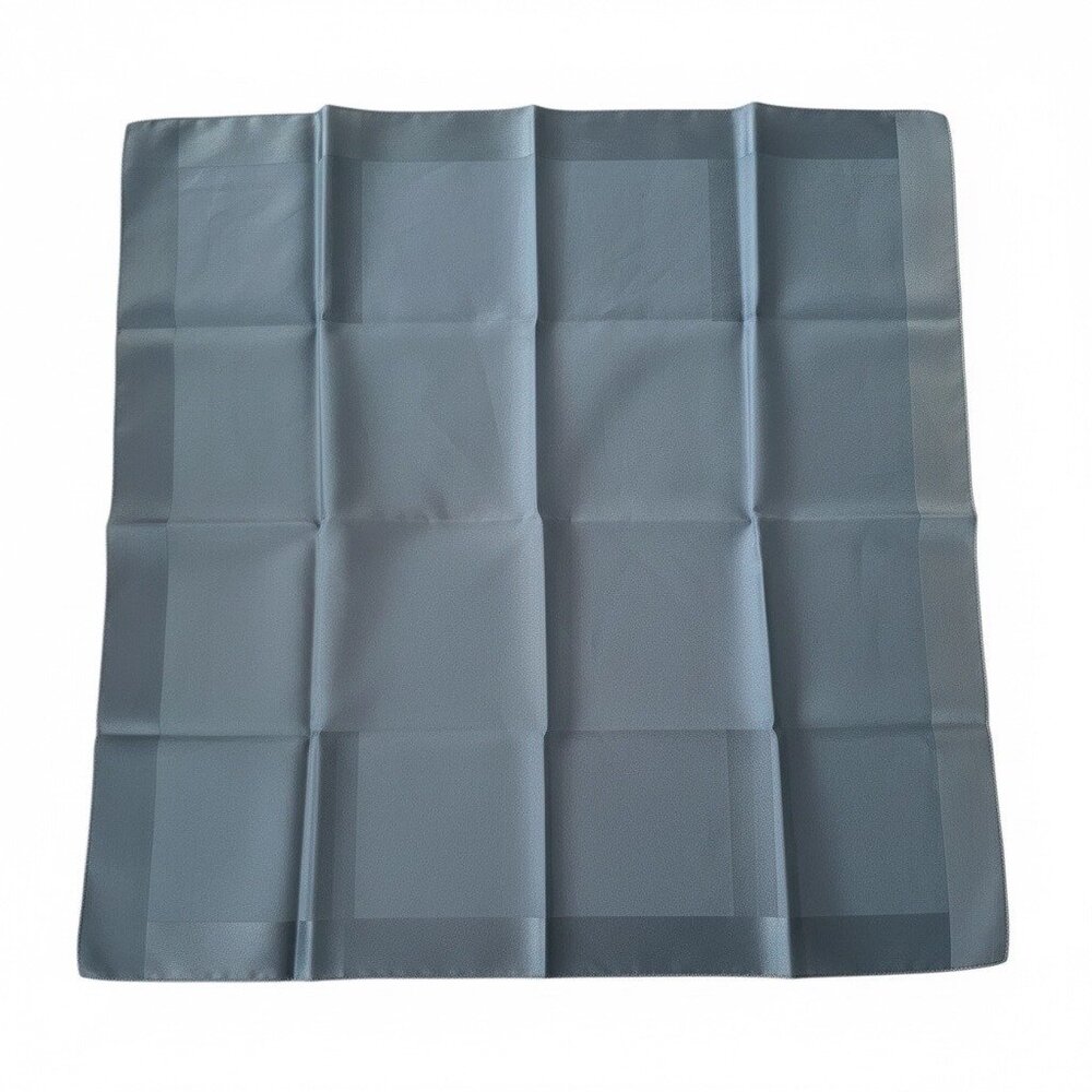 Vintage Boselli Trevira Italian Slate Blue Scarf Made in Italy